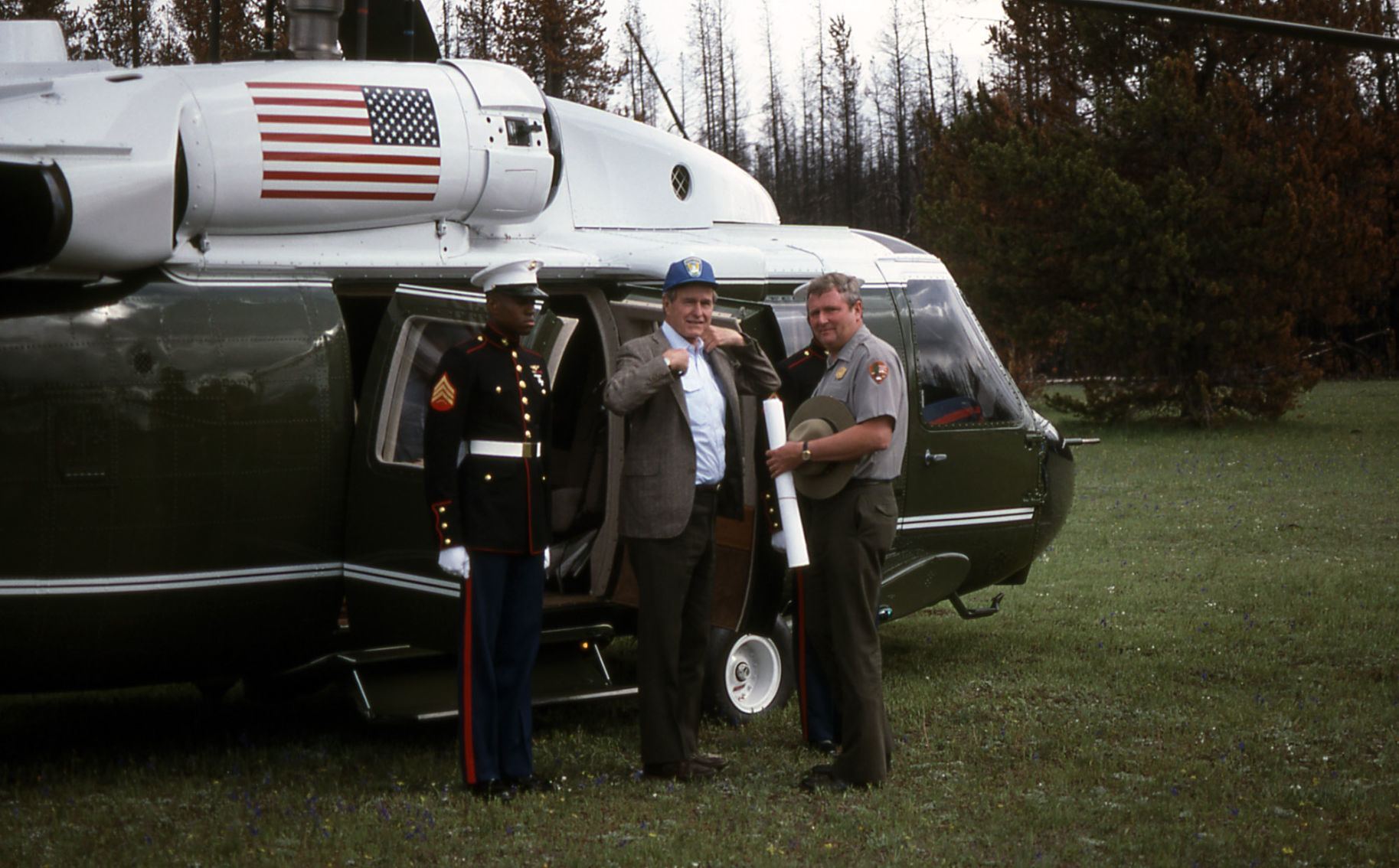 George Bush in Yellowstone